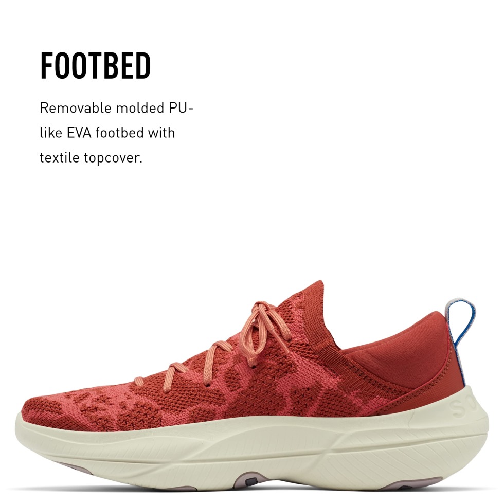 Warp Red Chalk Sorel Schweiz Damen Explorer Blitz Stride Schnürschuhe