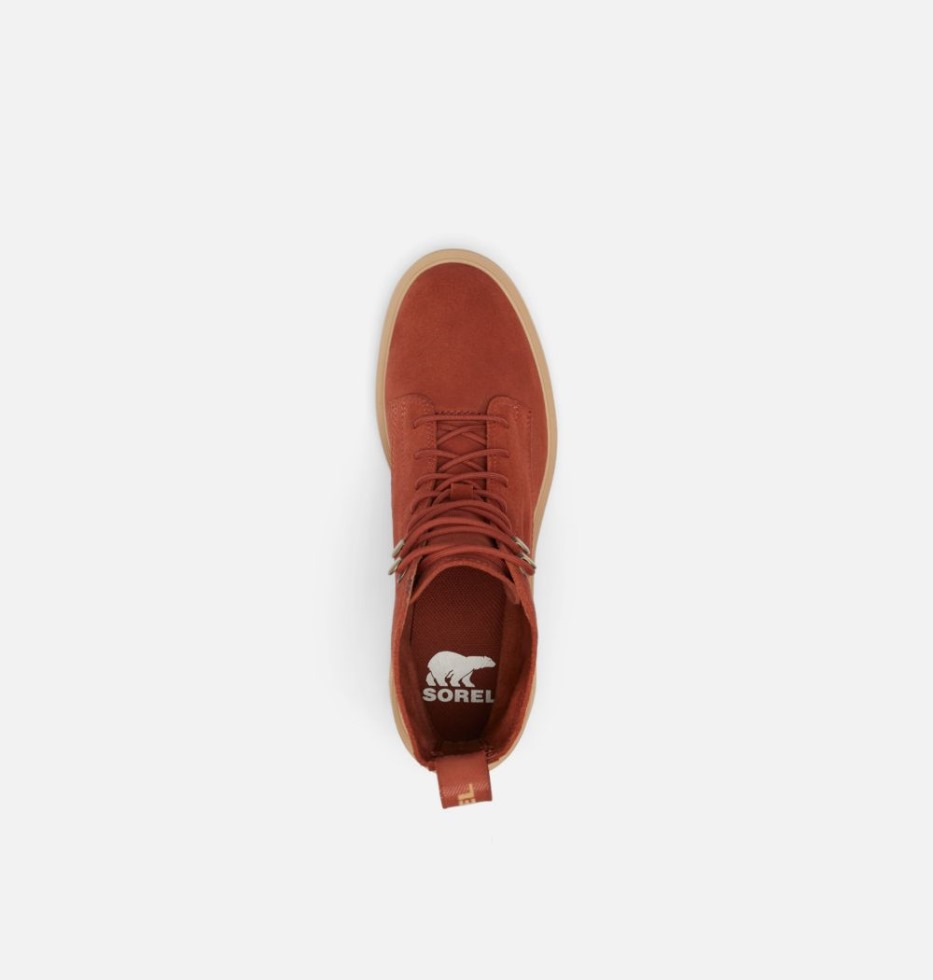 Warp Red-tawny Buff Damenstiefel Mit Hoher Linie Und Schnürung Sorel Schweiz