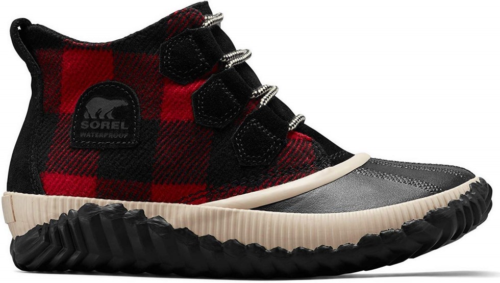 Wein/schwarz Damen Out N About Plus Lux Schalenstiefel Sorel Schweiz