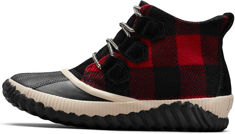 Wein/schwarz Damen Out N About Plus Lux Schalenstiefel Sorel Schweiz