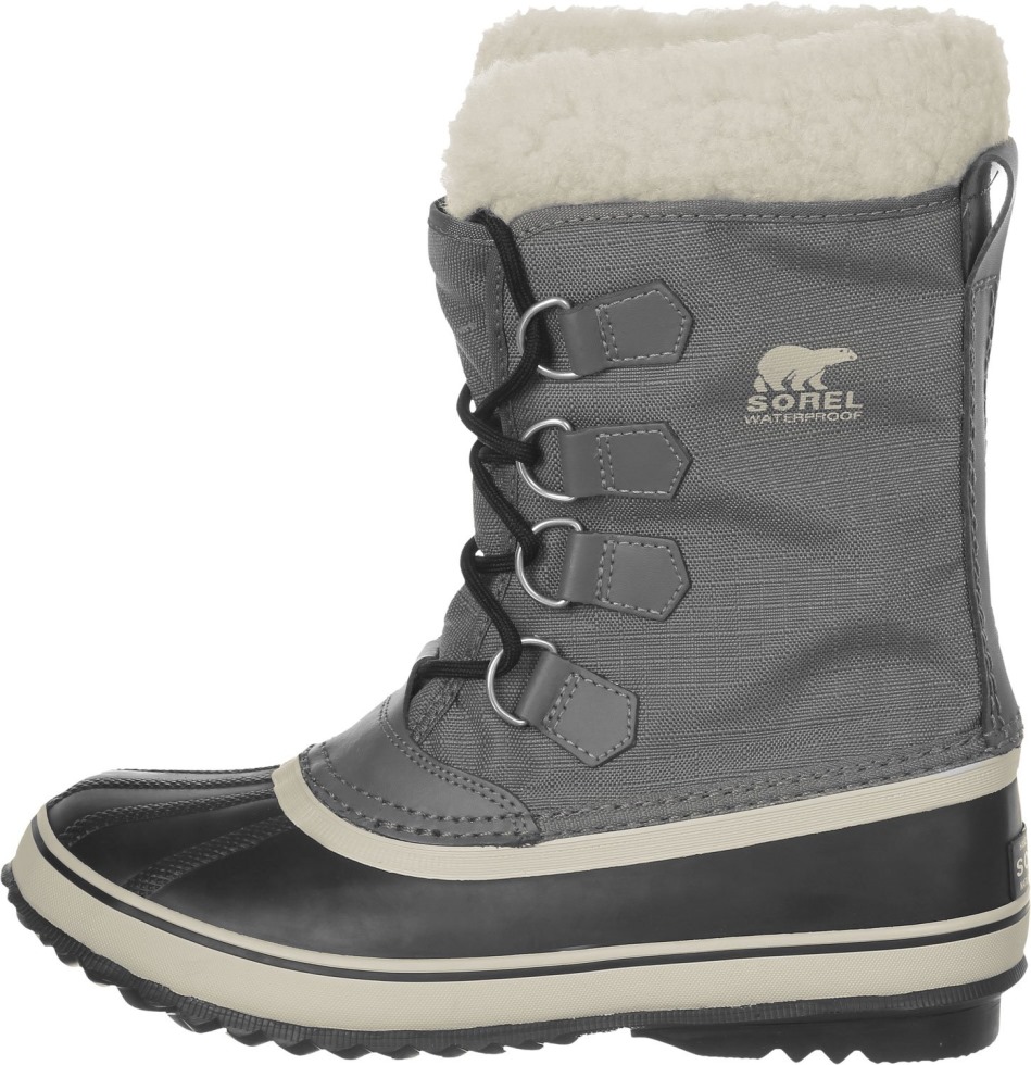 Winter Karneval Damen Schneestiefel Grau Zinn Schwarz Sorel Schweiz