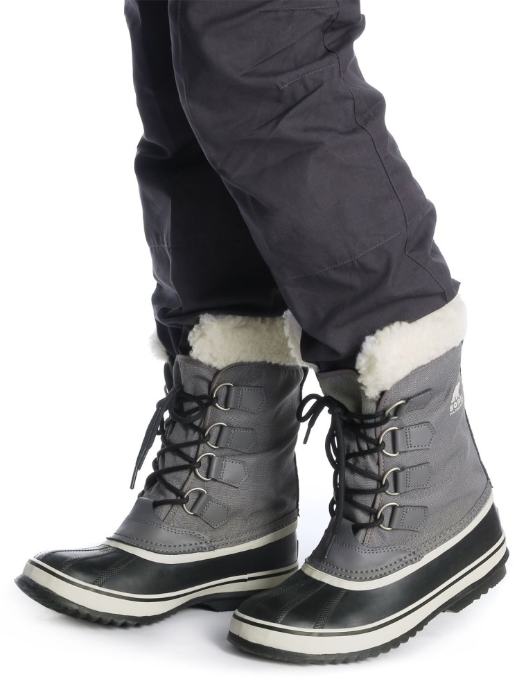 Winter Karneval Damen Schneestiefel Grau Zinn Schwarz Sorel Schweiz