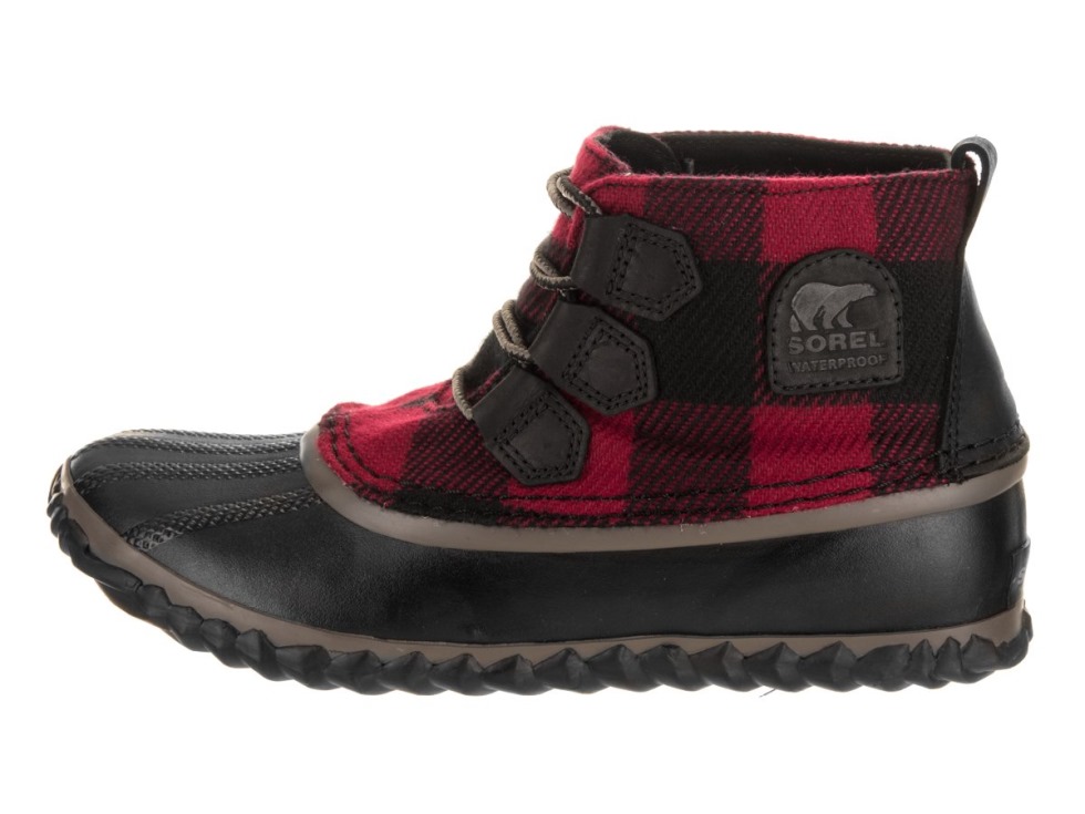 Out N About Lederstiefeletten Für Damen Mud Black Sorel Switzerland