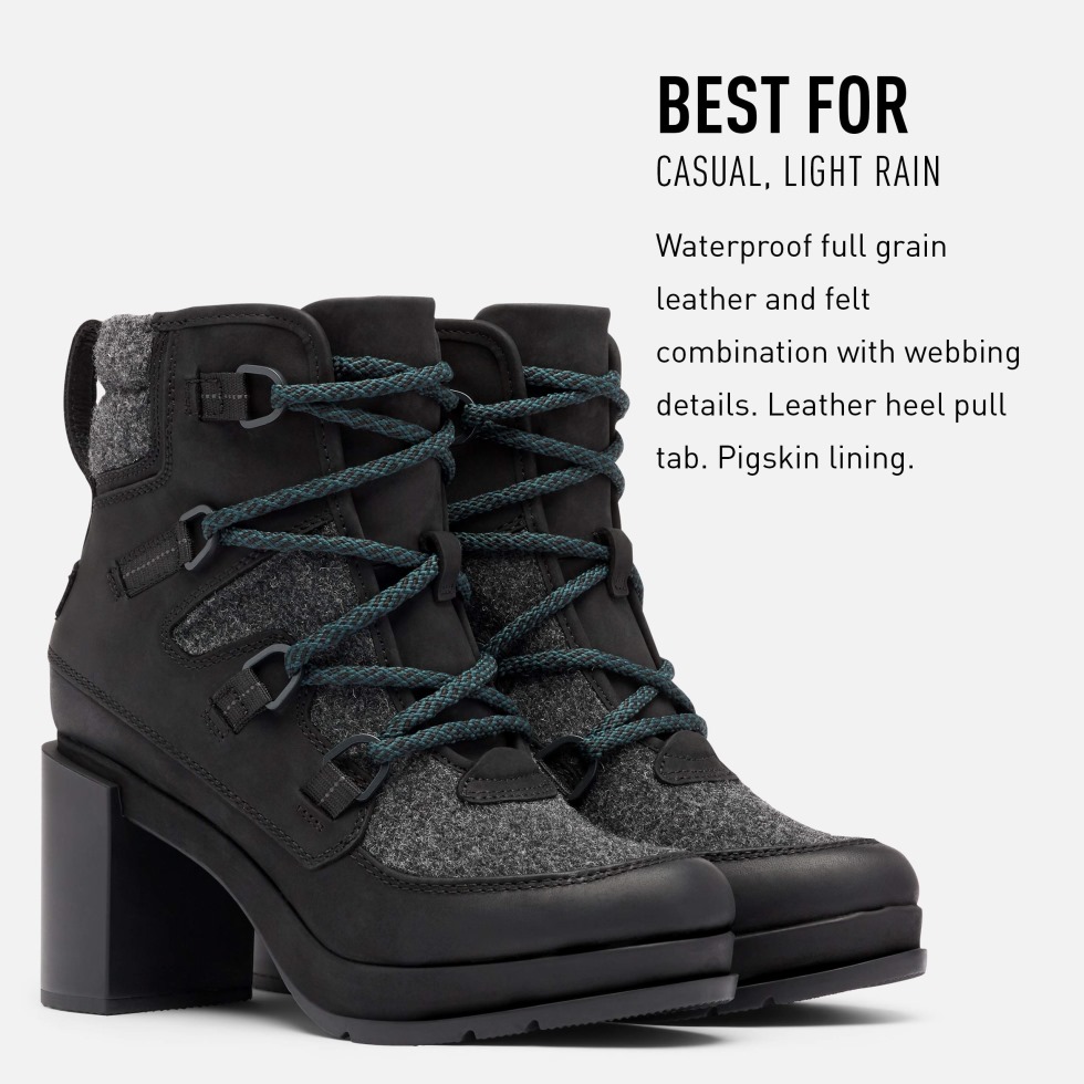 Damenstiefeletten Aus Blake Spitze Schwarz 1 Sorel Schweiz