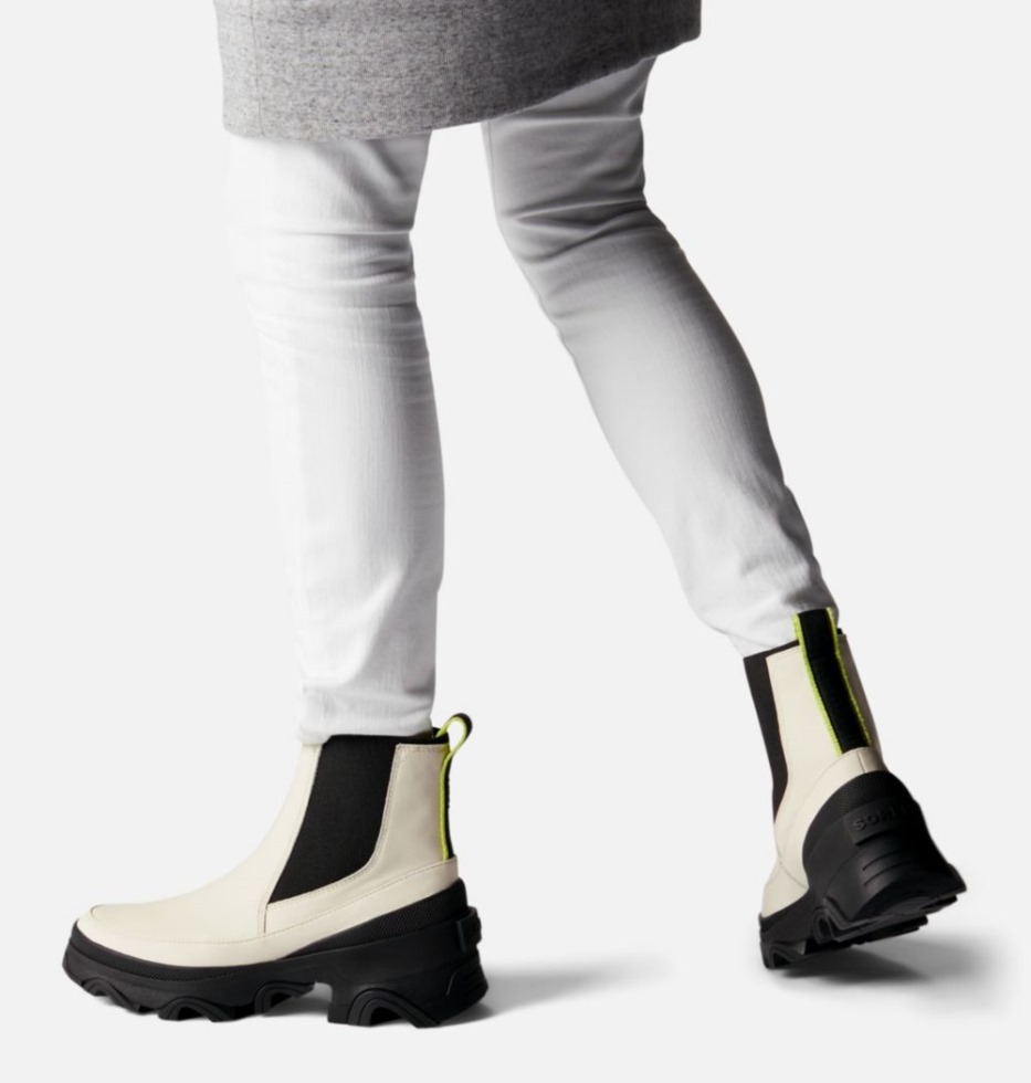 Damen Brex Stiefel Chelsea Chalk-black Sorel Schweiz