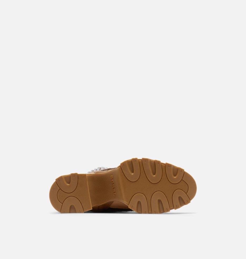 Damen Brex Heel Cosy Lace Bootie Sorel Switzerland Tawny Buff-blackened Brown