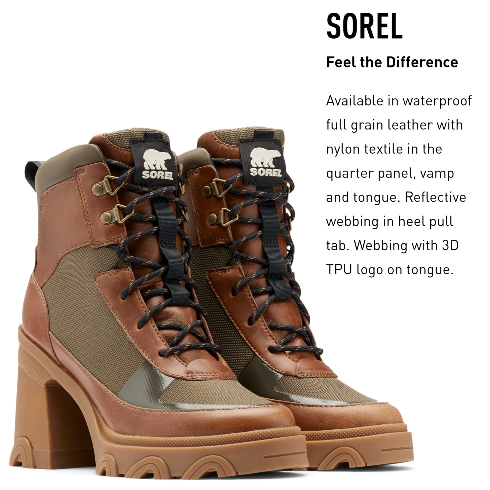 Damen Brex Heel Schnürstiefel Sorel Schweiz