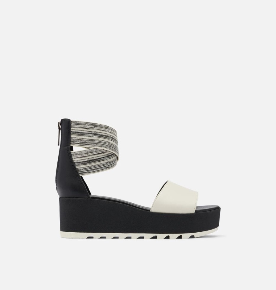 Cameron Flatform Keilriemensandale Für Damen Black-gore Sorel Switzerland
