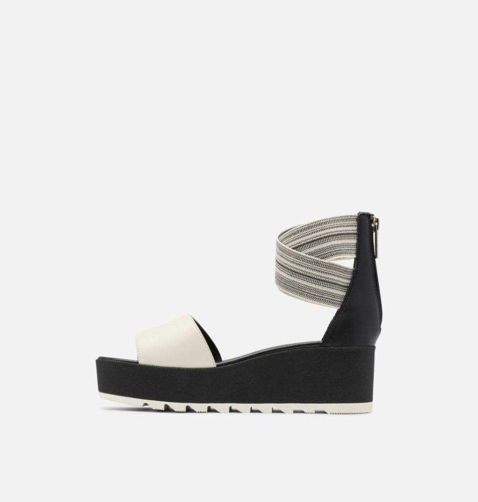 Cameron Flatform Keilriemensandale Für Damen Black-gore Sorel Switzerland