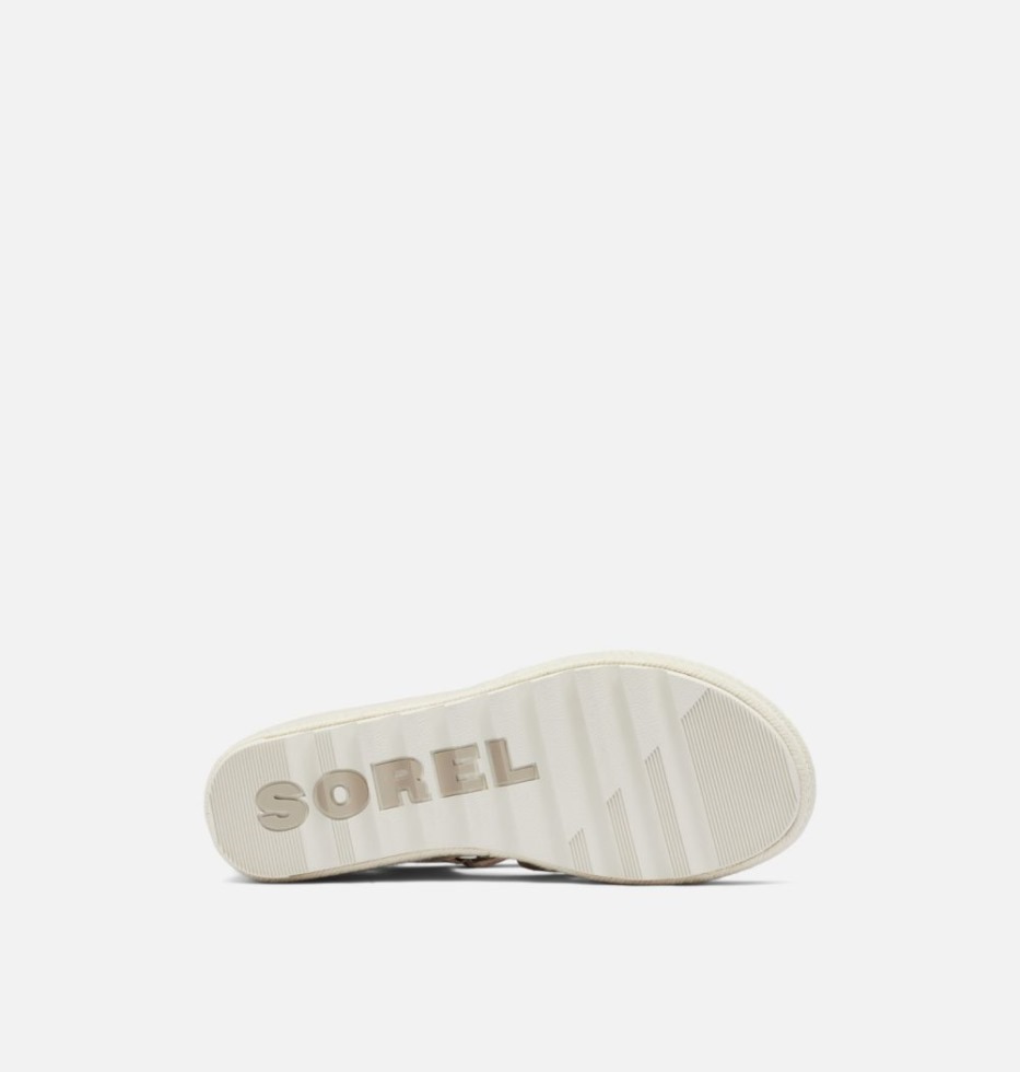 Cameron Damen-keilsandale Mit Mehreren Riemen Omega Taupe-sea Salt Sorel Schweiz