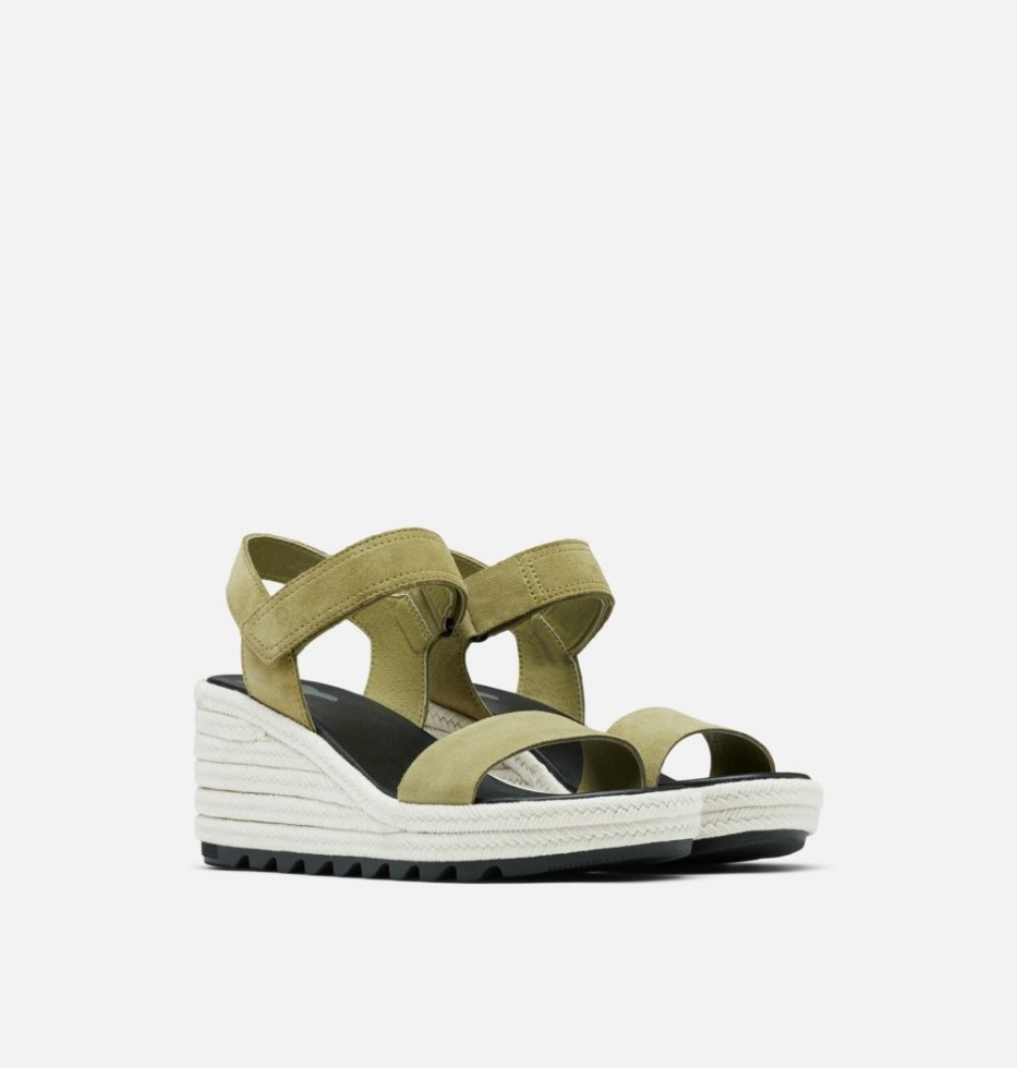 Cameron Keilsandale Damen Olive Shade-sea Salt Sorel Switzerland