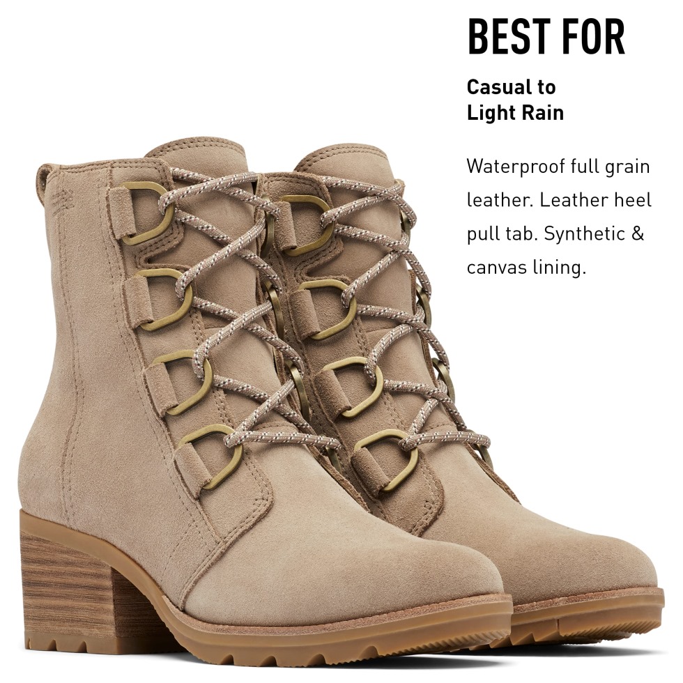 Damen Cate Schnürstiefelette Quarry-grill Sorel Schweiz