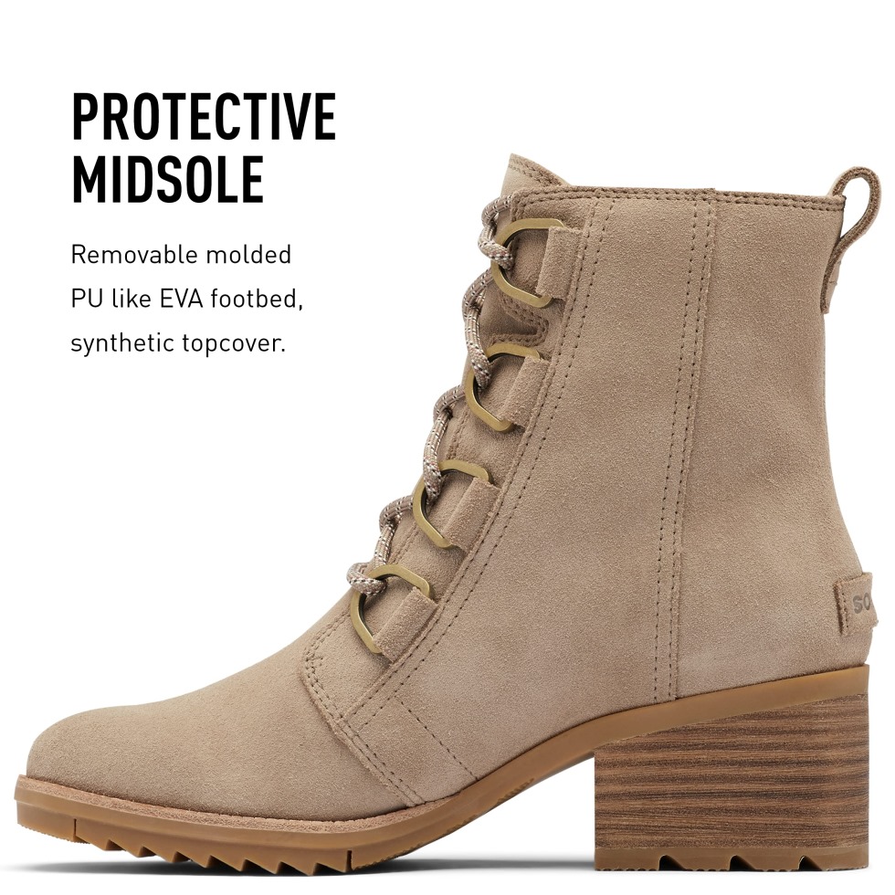 Damen Cate Schnürstiefelette Quarry-grill Sorel Schweiz