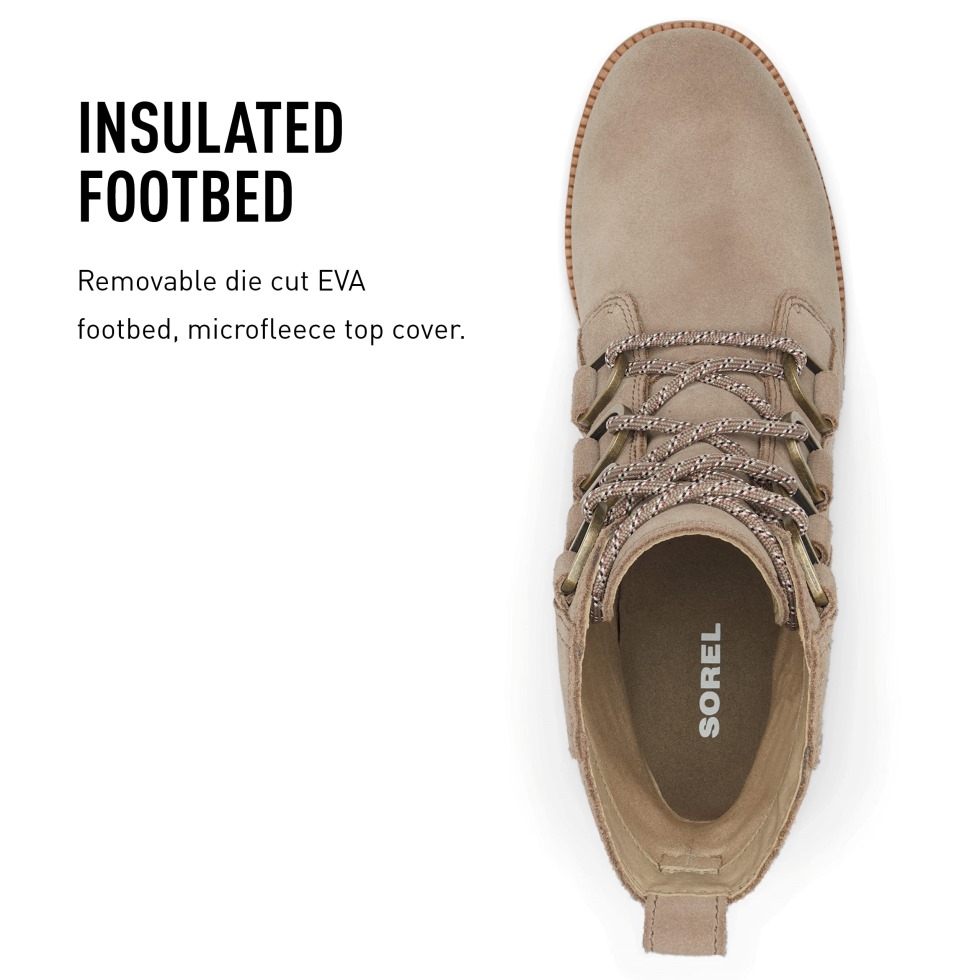 Damen Cate Schnürstiefelette Quarry-grill Sorel Schweiz