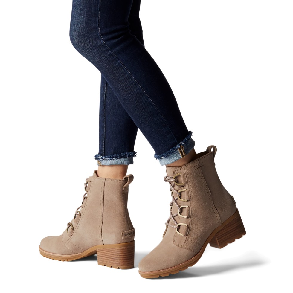 Damen Cate Schnürstiefelette Quarry-grill Sorel Schweiz