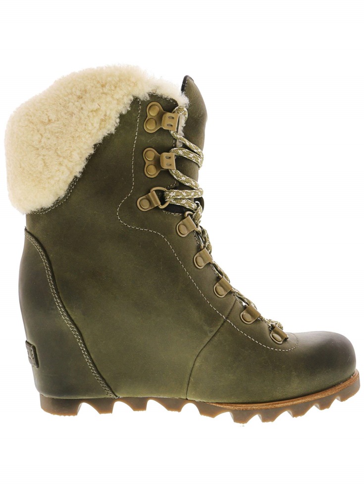 Damen Conquest Wadenstiefel Mit Keilabsatz Nori Stone Sorel Schweiz