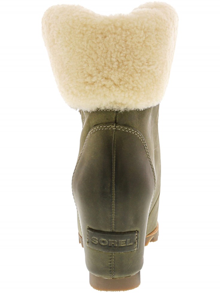 Damen Conquest Wadenstiefel Mit Keilabsatz Nori Stone Sorel Schweiz