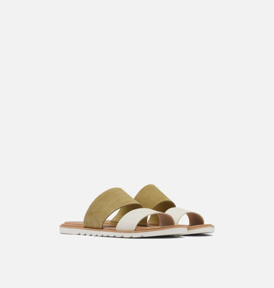 Ella Ii Pantolette Damen Sorel Switzerland Olive Shade-chalk