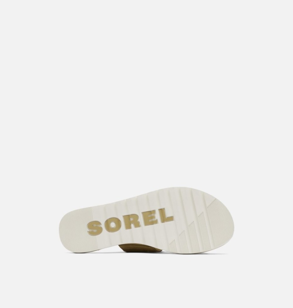 Ella Ii Pantolette Damen Sorel Switzerland Olive Shade-chalk