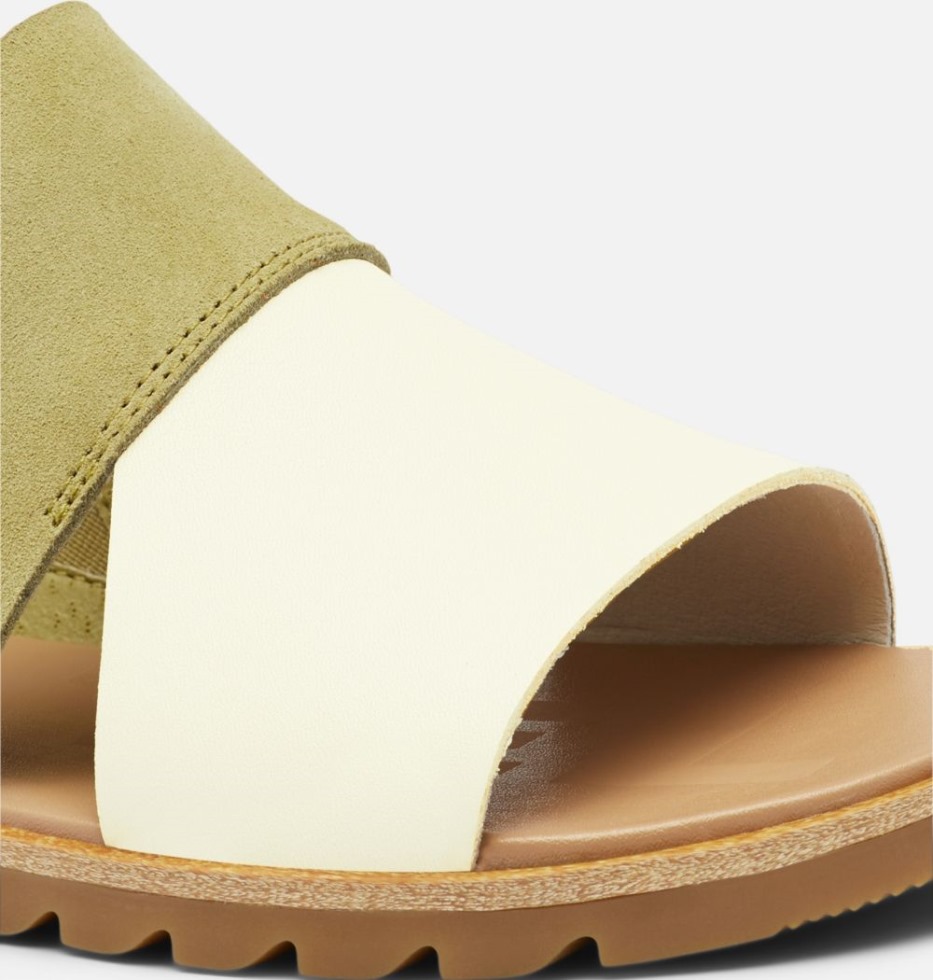 Ella Ii Slingback Sandale Damen Olive Shade-chalk Sorel Schweiz