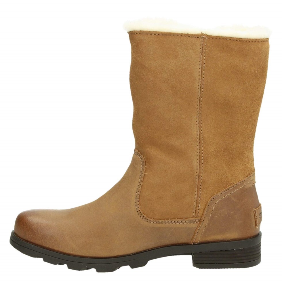 Emelie Faltstiefel Damen Sorel Switzerland Camel Brown