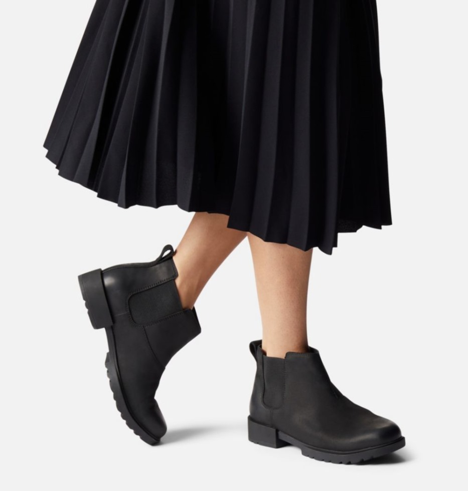 Emelie Ii Chelsea Bootie Damen Black-sea Salt Sorel Schweiz