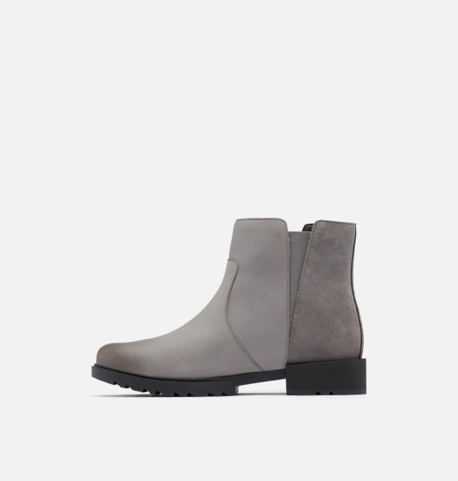 Emelie Ii Zip Bootie Für Damen Sorel Switzerland Quarry-black