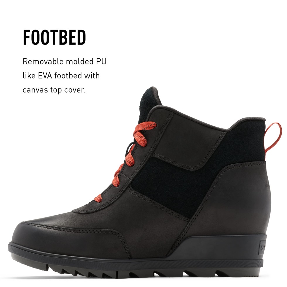 Evie Sport Regenstiefel Für Damen Aus Wasserdichtem Wildleder Sorel Schweiz Schwarz Jet