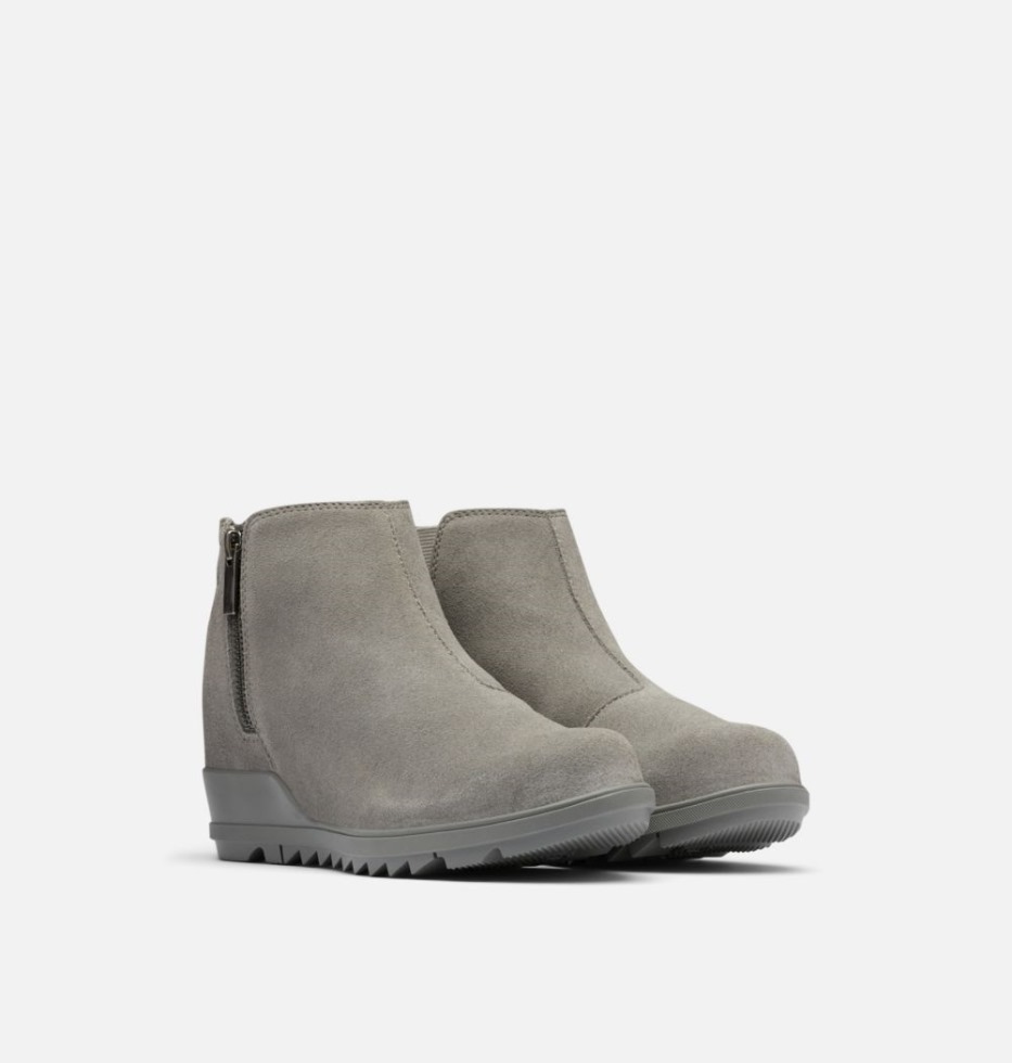 Damen-Evie-Stiefel Mit Keilabsatz Und Reißverschluss, Sorel, Schweiz, Steinbruch-Meersalz