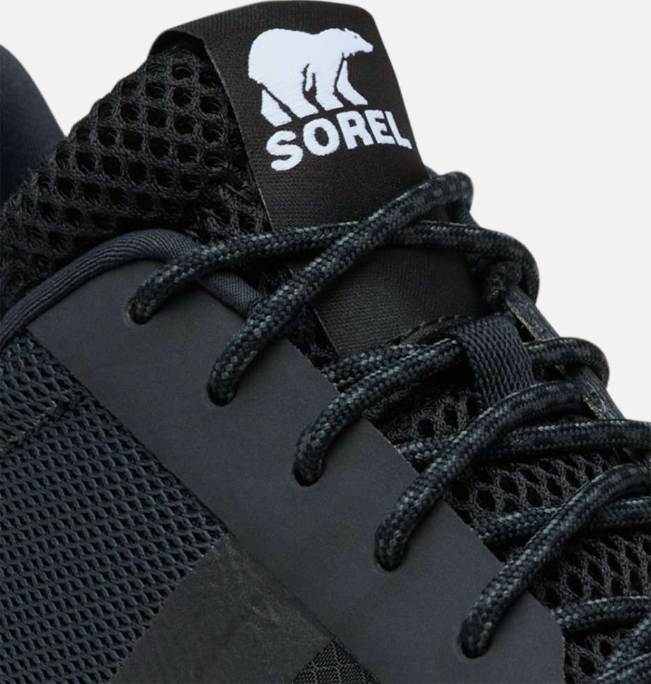 Damen-sneaker Explorer Blitz Freizeit Spitze Sorel Schweiz Schwarz-blau Hint