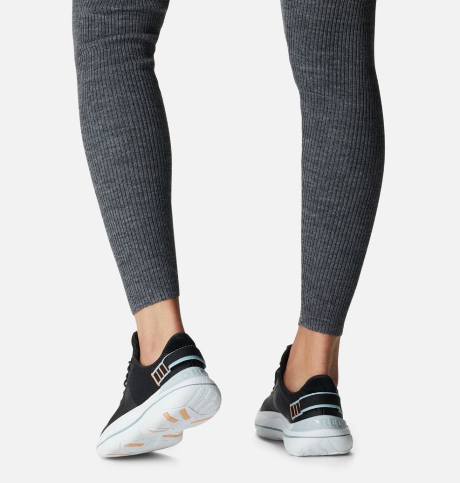 Damen-sneaker Explorer Blitz Freizeit Spitze Sorel Schweiz Schwarz-blau Hint