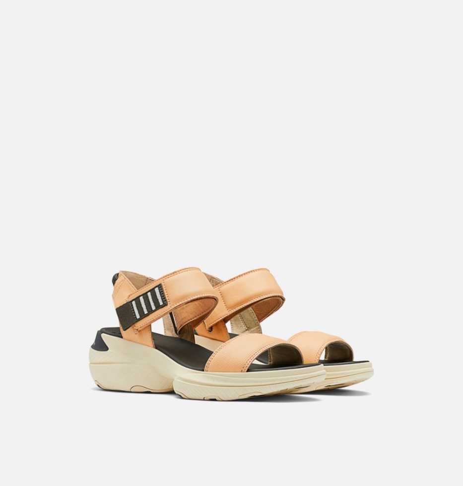 Damen Explorer Blitz Stride Sandal Faded Spark-Glove Yellow Sorel Schweiz