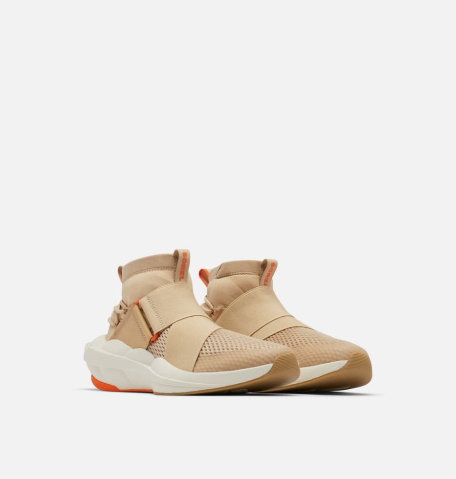 Damen-Sneaker „Explorer Defy Mid“ Sorel Schweiz Ceramic-Chalk