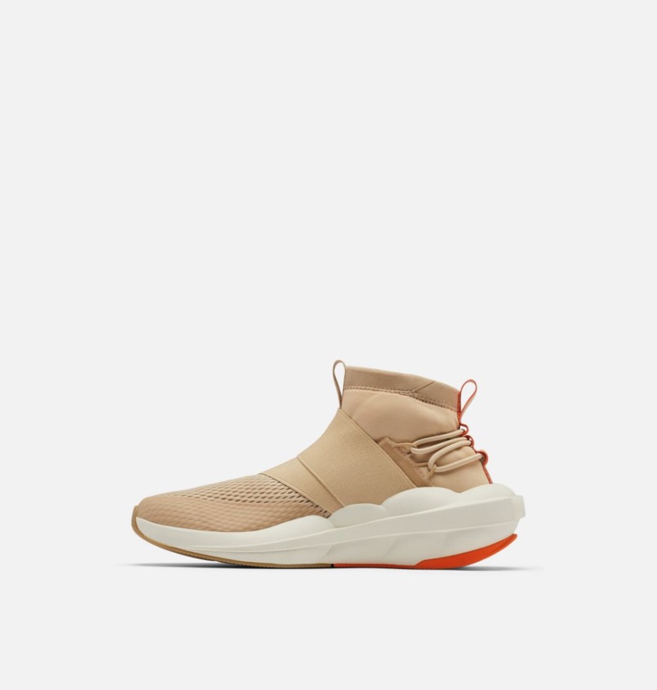 Damen-Sneaker „Explorer Defy Mid“ Sorel Schweiz Ceramic-Chalk