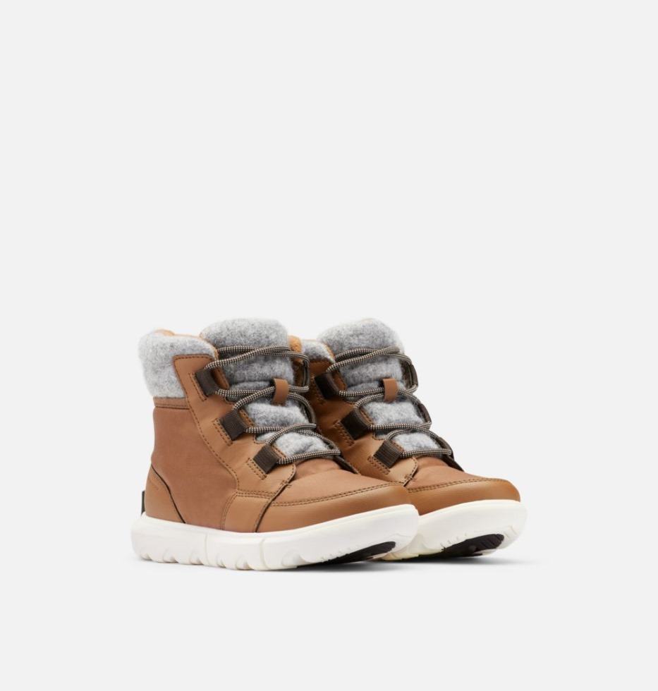 Damen Explorer Ii Carniival Filzstiefel Samt Tan-blackened Brown Sorel Schweiz