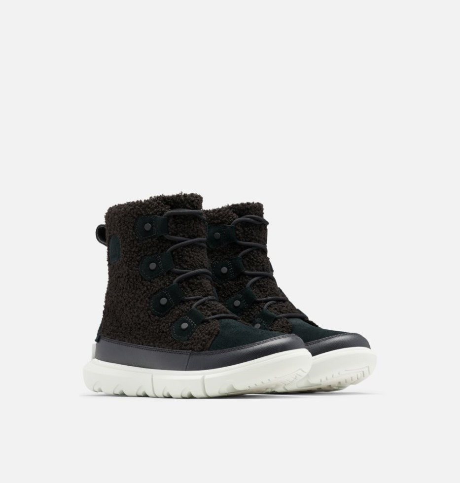 Damen Explorer II Joan Cosy Boot Sorel Schweiz Schwarzteelicht