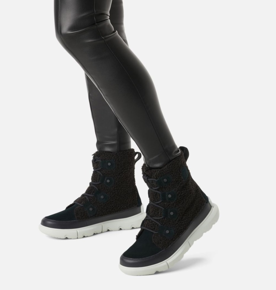 Damen Explorer II Joan Cosy Boot Sorel Schweiz Schwarzteelicht