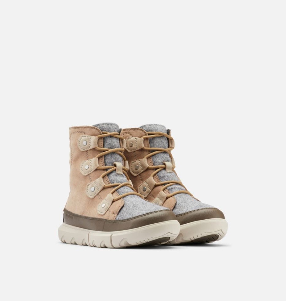 Damen Explorer II Joan Winterstiefel Omega Taupe-Major Sorel Schweiz