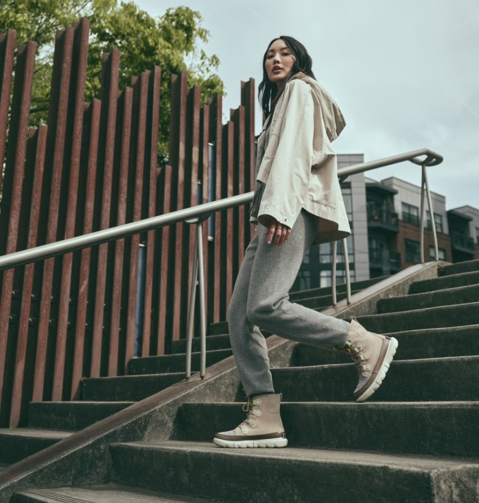 Damen Explorer II Joan Winterstiefel Omega Taupe-Major Sorel Schweiz