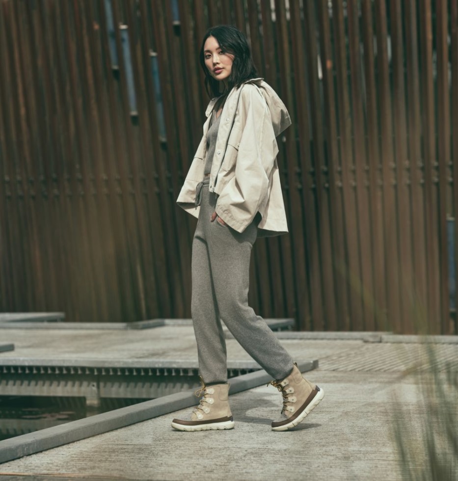 Damen Explorer II Joan Winterstiefel Omega Taupe-Major Sorel Schweiz