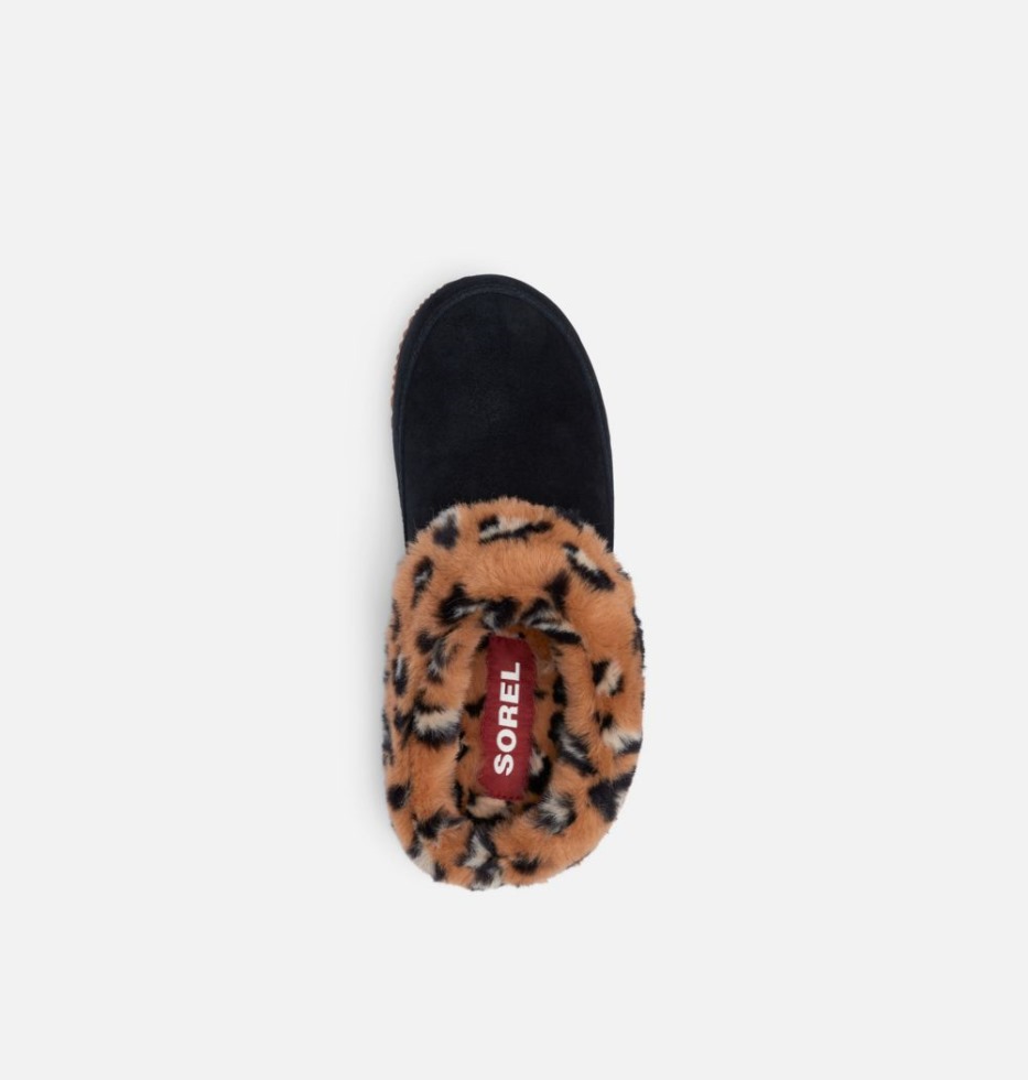 Damen Go Coffee Run Pantoffel Black-tawny Buff Sorel Schweiz