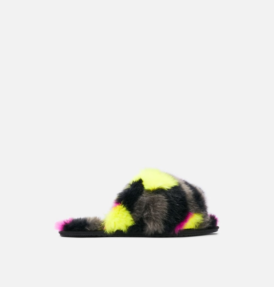 Damen Go Mail Run Pantoffel Quarry-black Sorel Schweiz