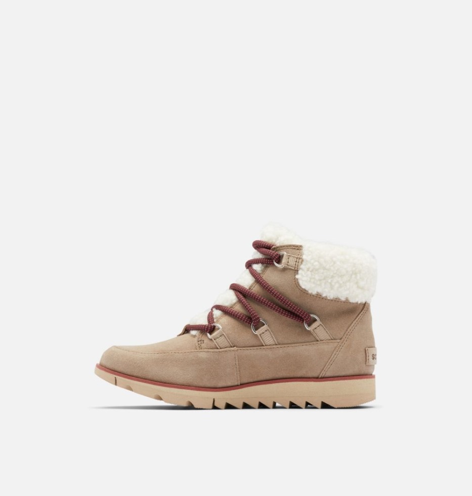 Harlow Lace Cosy Bootie Damen Omega Taupe-ancient Fossil Sorel Switzerland