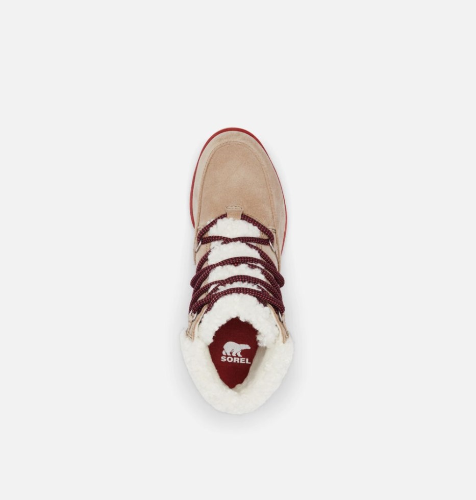 Harlow Lace Cosy Bootie Damen Omega Taupe-ancient Fossil Sorel Switzerland