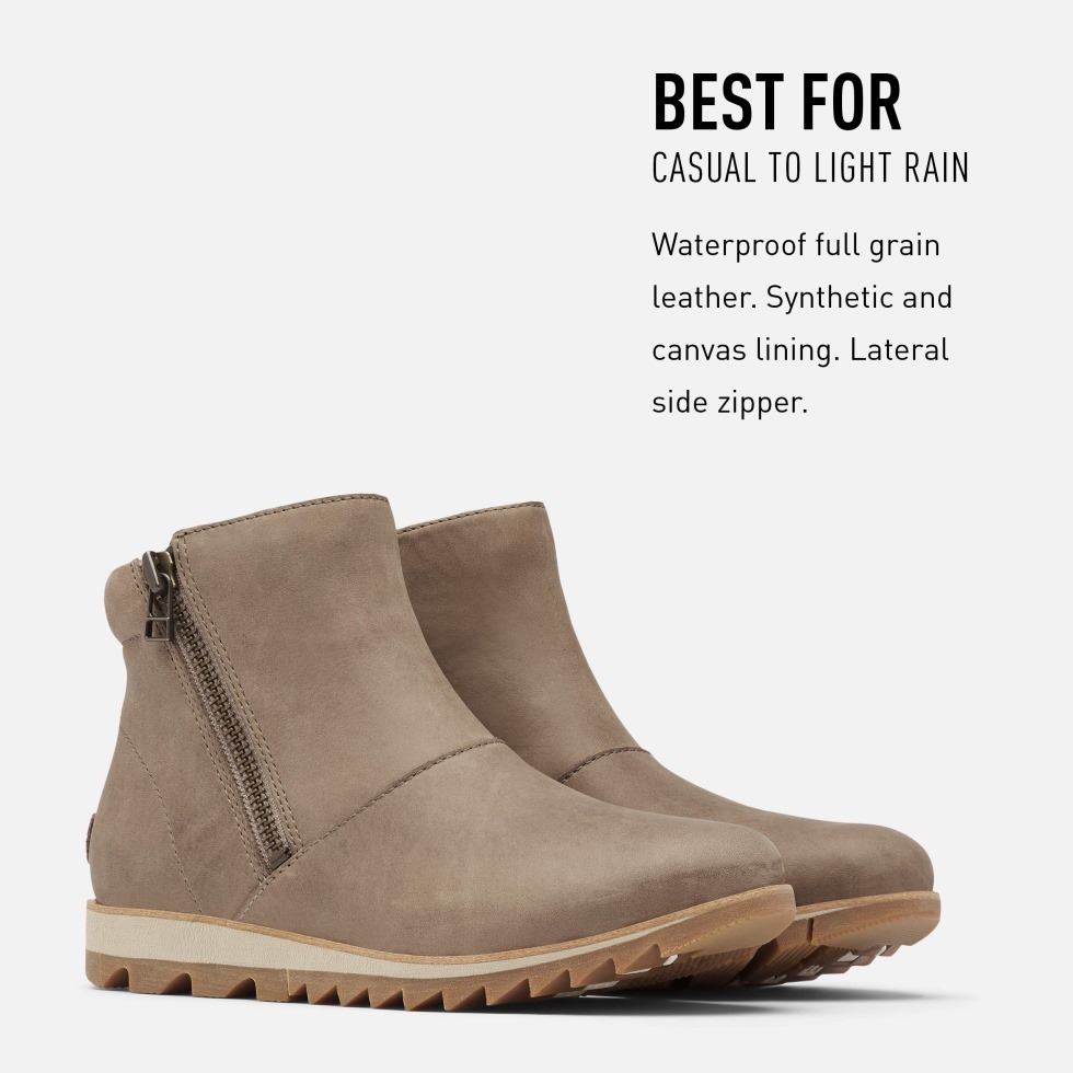 Harlow Zip Boot Für Damen Regendicht Quarry Sorel Schweiz