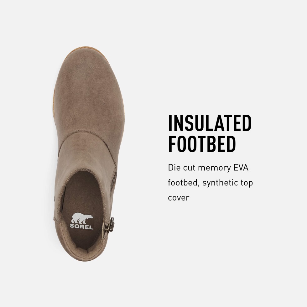 Harlow Zip Boot Für Damen Regendicht Quarry Sorel Schweiz