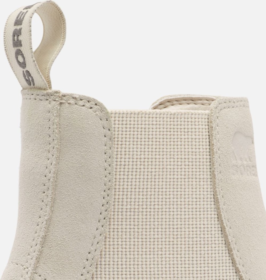 Damen-Chelsea-Stiefel Mit Hohem Absatz Sorel Switzerland Chalk-ceramic