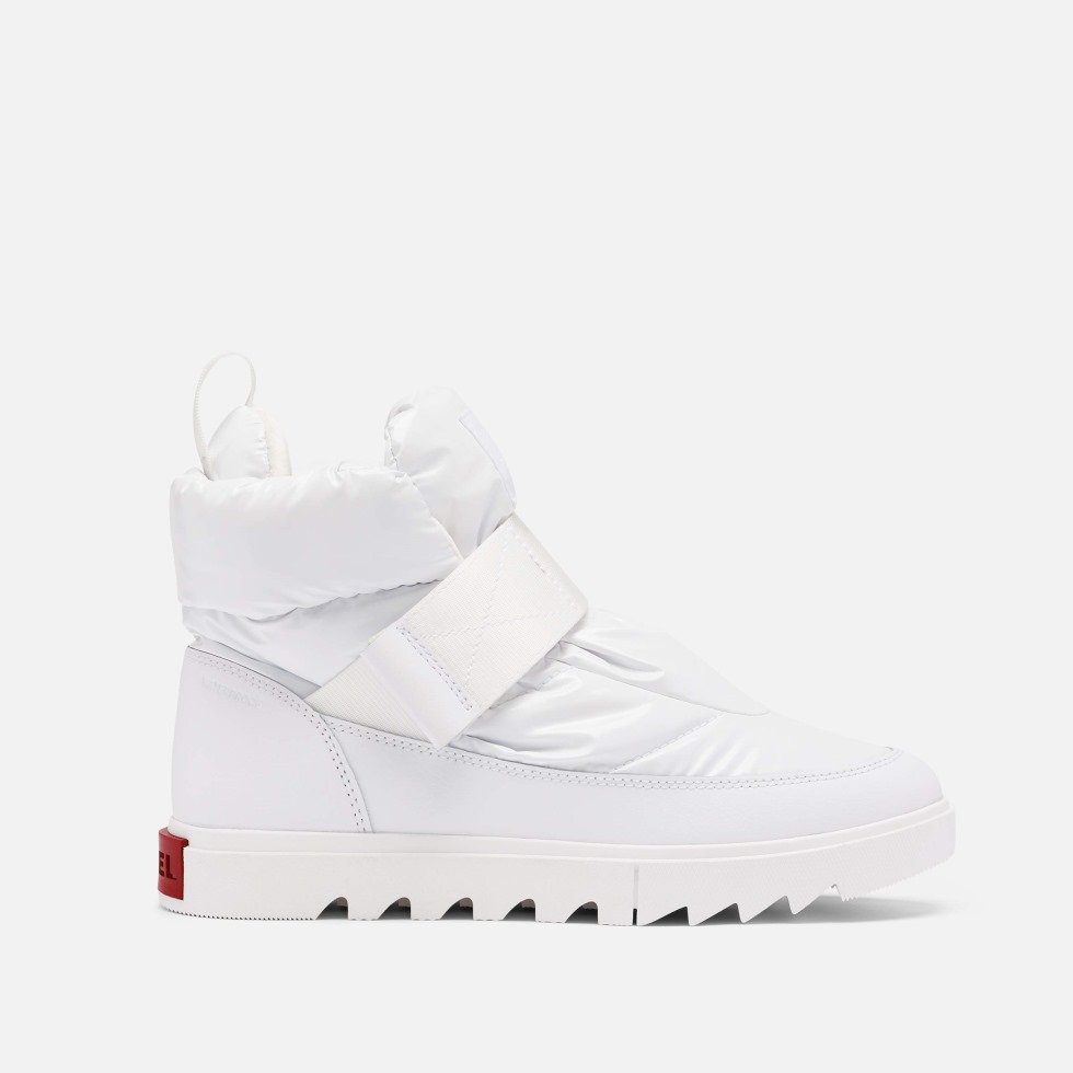 Joan Of Arctic Next Lite Strap Puff Boots Damen Weiss Sorel Schweiz