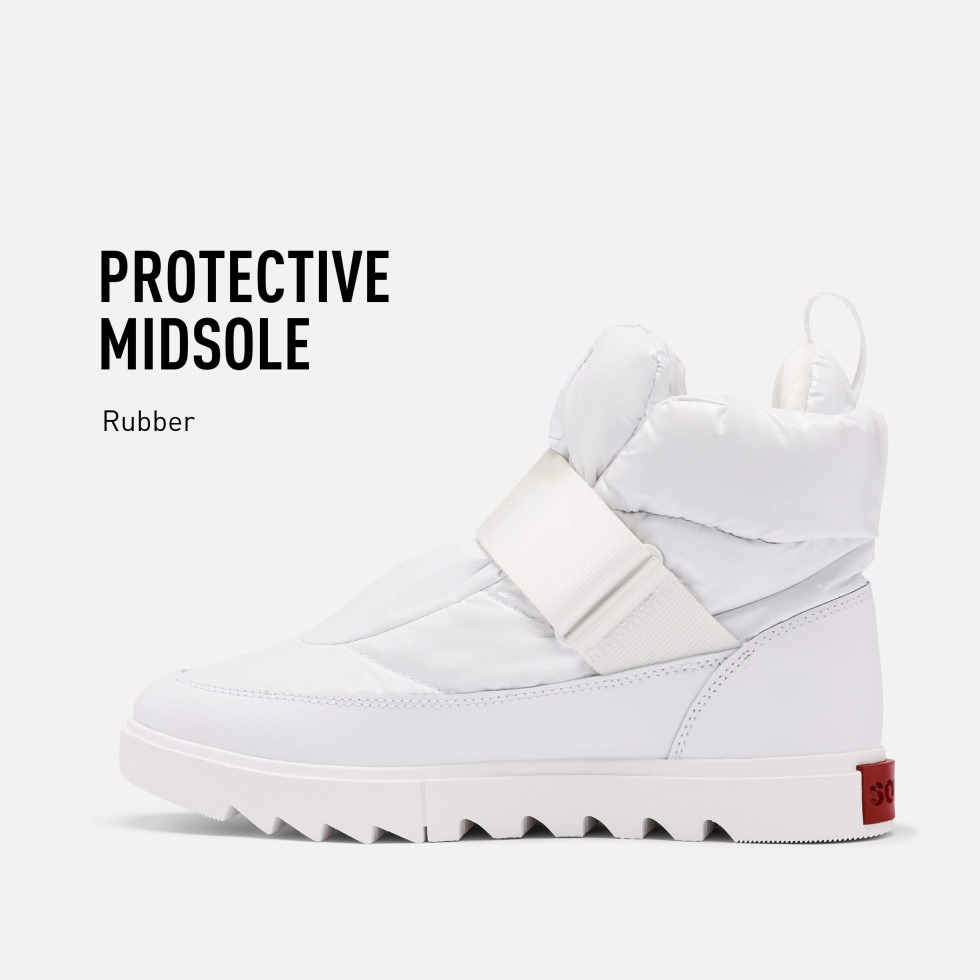 Joan Of Arctic Next Lite Strap Puff Boots Damen Weiss Sorel Schweiz