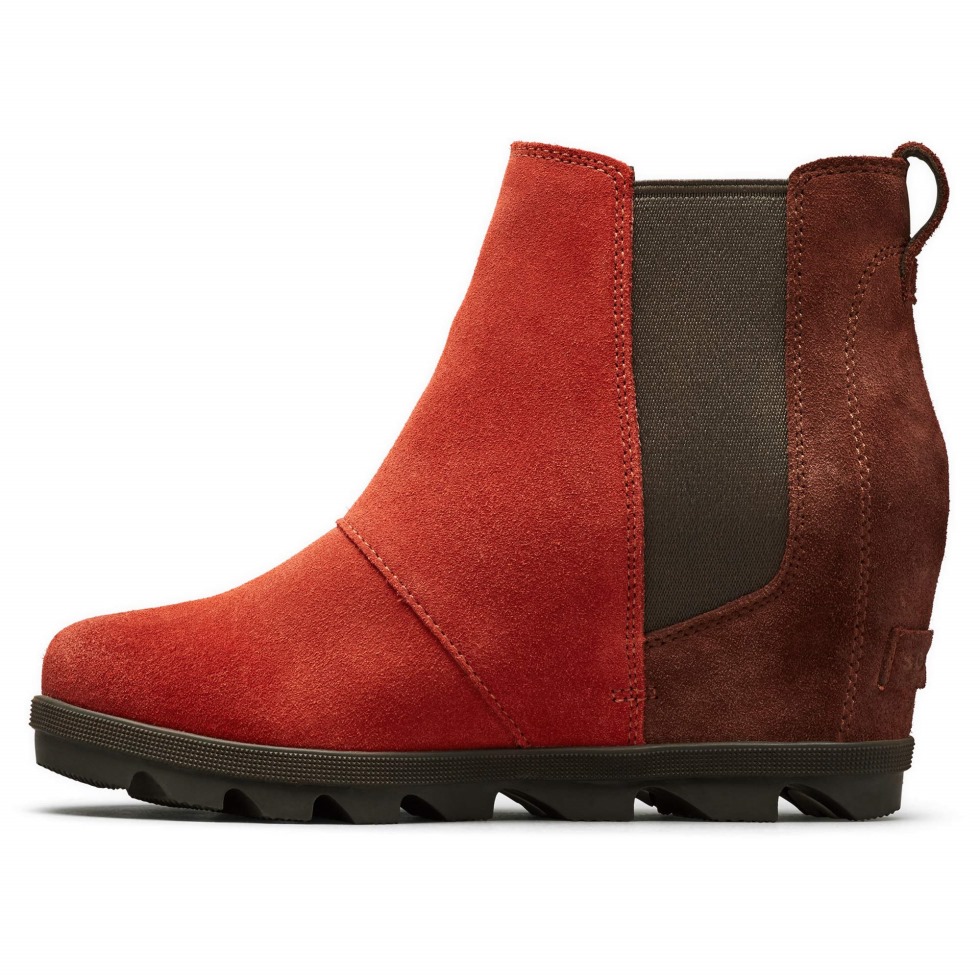 Joan Of Arctic Wedge Ii Chelsea Wanderschuh Für Damen Carnelian Red Sorel Schweiz